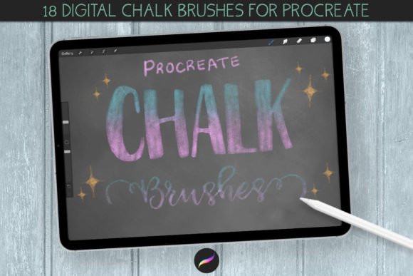 18 Procreate Chalk Brushes for Design