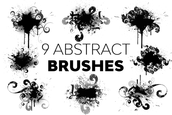 Abstract Brushes: Elevating Digital Artistry Through Texture and Form