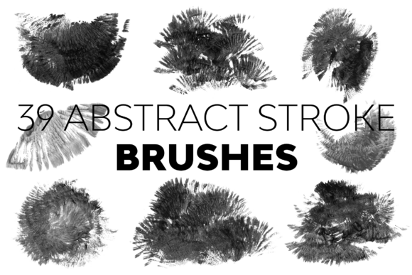 Abstract Stroke Brushes: Elevating Digital Artistry Through High-Resolution Texture