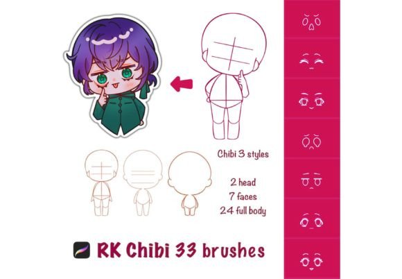 Cute Chibi Stamp Brushes for Procreate: A Practical Guide to Efficient Digital Art