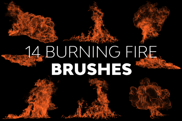 Evaluating Burning Fire Brushes for Digital Art