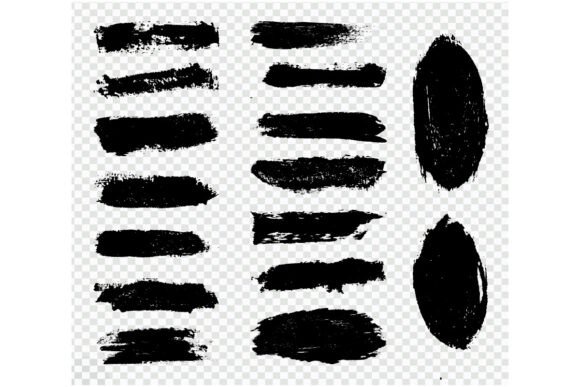 Ink Brush Strokes, Black Paint, and Brushes: A Designer's Guide