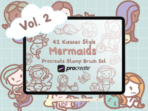 Mermaids Vol. 2 Procreate Stamp Brushes: A Practical Guide for Creators