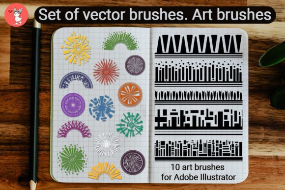 Set of Vector Brushes for Illustrator