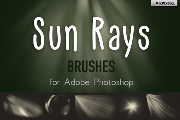 SUN RAYS Brushes for Adobe Photoshop: Illuminating Your Digital Canvas