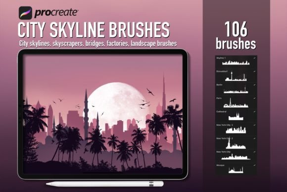 Transforming Digital Art with Procreate City Skyline Creator Brushes
